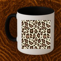 Leopard Animal Print Pattern Coffee Mug