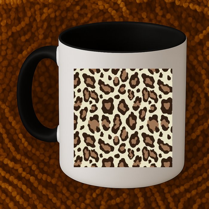 Leopard Animal Print Pattern Coffee Mug