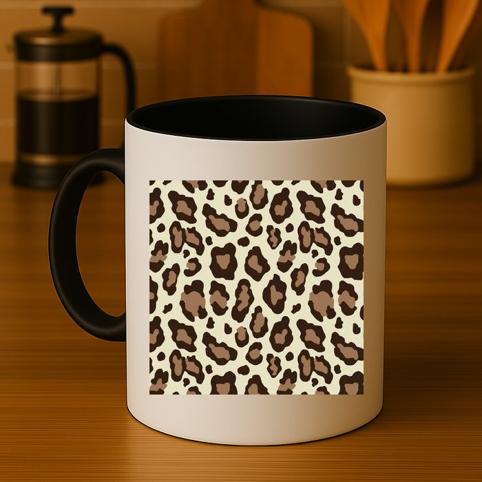 Leopard Animal Print Pattern Coffee Mug