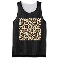 Leopard Animal Print Pattern Mesh Reversible Basketball Jersey Tank