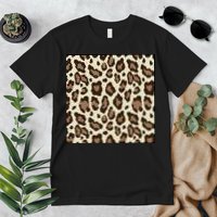 Leopard Animal Print Pattern Premium T-Shirt