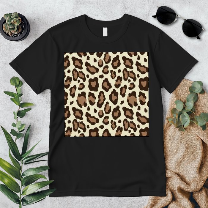 Leopard Animal Print Pattern Premium T-Shirt