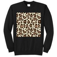 Leopard Animal Print Pattern Tall Sweatshirt