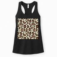 Leopard Animal Print Pattern Womens Tank Top