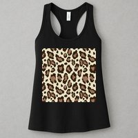 Leopard Animal Print Pattern Womens Tank Top