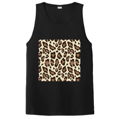 Leopard Animal Print Pattern PosiCharge Competitor Tank