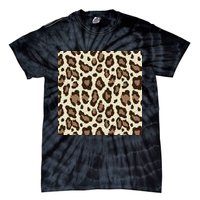 Leopard Animal Print Pattern Tie-Dye T-Shirt