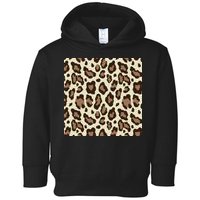 Leopard Animal Print Pattern Toddler Hoodie