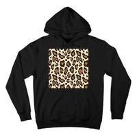 Leopard Animal Print Pattern Tall Hoodie