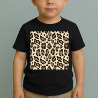 Leopard Animal Print Pattern Toddler T-Shirt