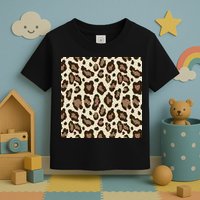 Leopard Animal Print Pattern Toddler T-Shirt