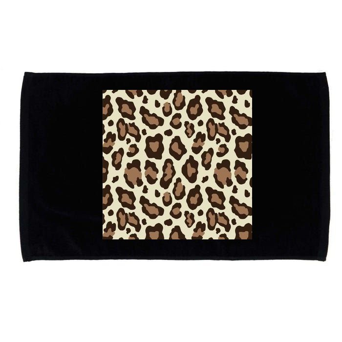 Leopard Animal Print Pattern Microfiber Hand Towel