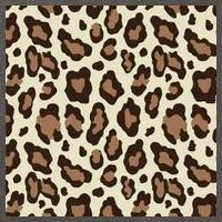Leopard Animal Print Pattern Cotton Canvas Backpack