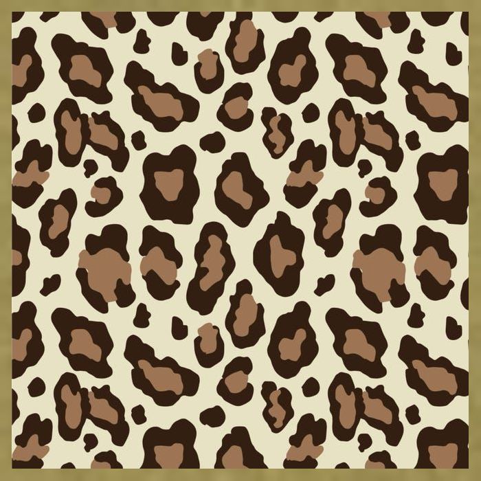 Leopard Animal Print Pattern Garment-Dyed Women's Muscle Tee