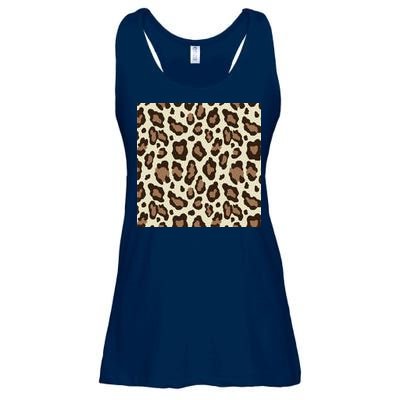 Leopard Animal Print Pattern Ladies Essential Flowy Tank