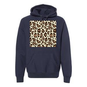 Leopard Animal Print Pattern Premium Hoodie