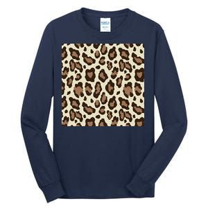 Leopard Animal Print Pattern Tall Long Sleeve T-Shirt