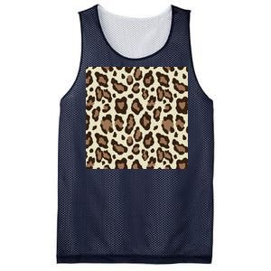 Leopard Animal Print Pattern Mesh Reversible Basketball Jersey Tank