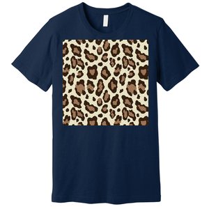 Leopard Animal Print Pattern Premium T-Shirt