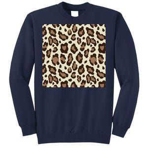 Leopard Animal Print Pattern Tall Sweatshirt