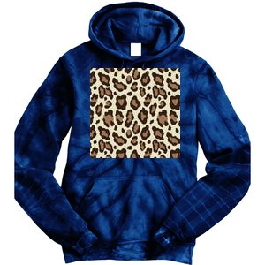 Leopard Animal Print Pattern Tie Dye Hoodie