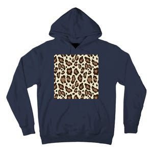 Leopard Animal Print Pattern Tall Hoodie