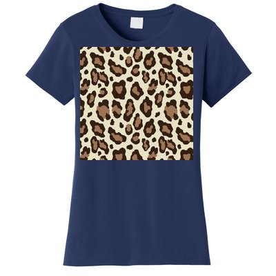 Leopard Animal Print Pattern Women's T-Shirt