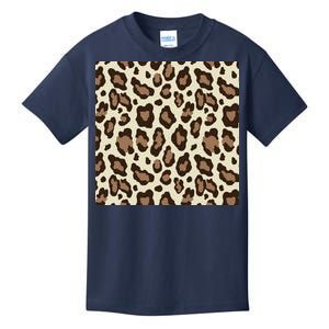 Leopard Animal Print Pattern Kids T-Shirt