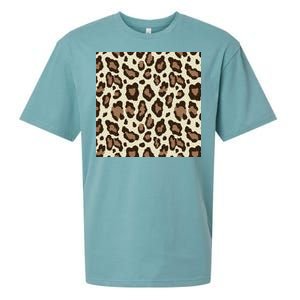 Leopard Animal Print Pattern Sueded Cloud Jersey T-Shirt