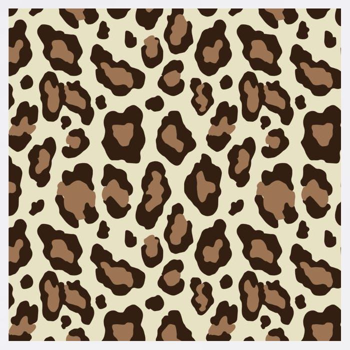 Leopard Animal Print Pattern Garment-Dyed Sweatshirt