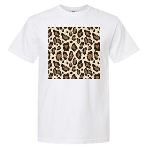 Leopard Animal Print Pattern Garment-Dyed Heavyweight T-Shirt