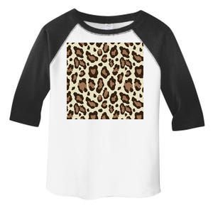 Leopard Animal Print Pattern Toddler Fine Jersey T-Shirt