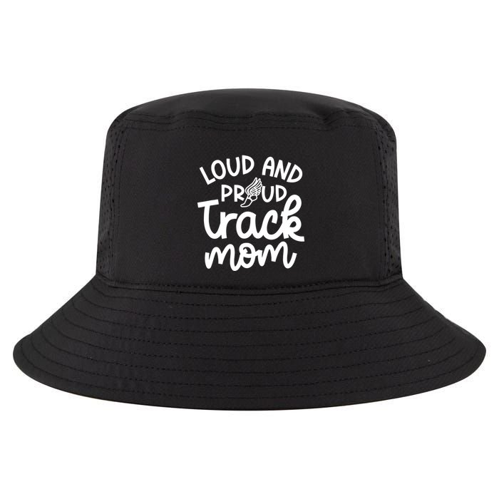 Loud And Proud Track Mom Runner Track And Field Cute Funny Cool Comfort Performance Bucket Hat