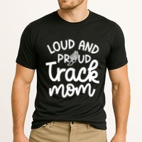 Loud And Proud Track Mom Runner Track And Field Cute Funny Cooling Performance Crew T-Shirt