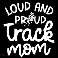 Loud And Proud Track Mom Runner Track And Field Cute Funny Sustainable Bucket Hat