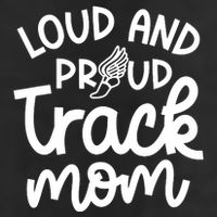 Loud And Proud Track Mom Runner Track And Field Cute Funny Adult Drive Performance Visor