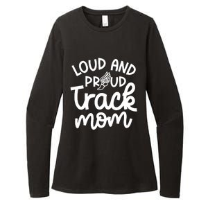 Loud And Proud Track Mom Runner Track And Field Cute Funny Womens CVC Long Sleeve Shirt