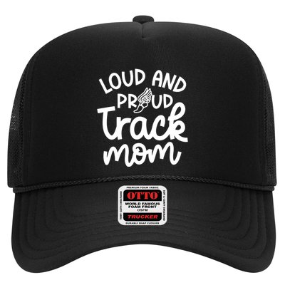 Loud And Proud Track Mom Runner Track And Field Cute Funny Trucker Hat