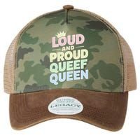 Loud And Proud Queef Queen Funny Legacy Tie Dye Trucker Hat
