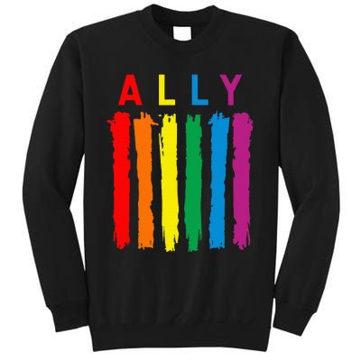 Lgbt Ally Pride Rainbow Proud Ally Sweatshirt