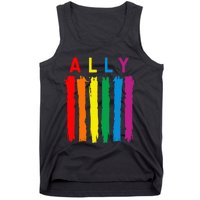 Lgbt Ally Pride Rainbow Proud Ally Tank Top