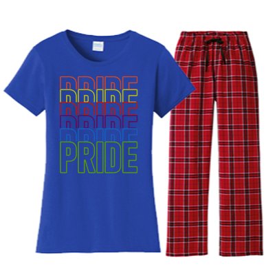 Lgbt Awareness Pride Month Meaningful Gift Women's Flannel Pajama Set