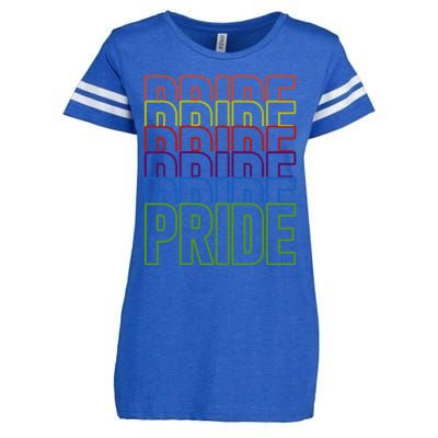 Lgbt Awareness Pride Month Meaningful Gift Enza Ladies Jersey Football T-Shirt