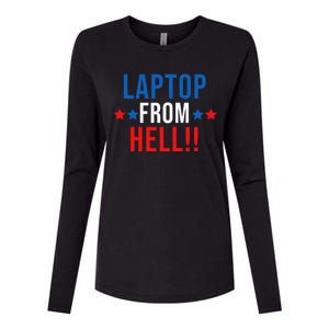 Laptop From Hell Womens Cotton Relaxed Long Sleeve T-Shirt