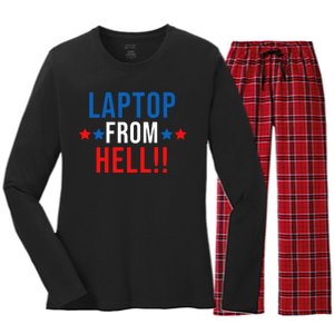 Laptop From Hell Women's Long Sleeve Flannel Pajama Set 