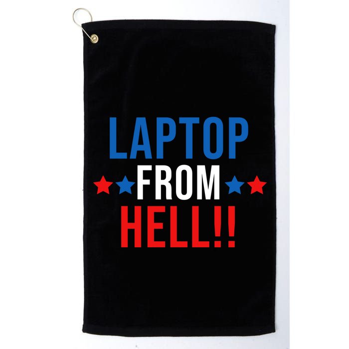Laptop From Hell Golf Towel