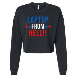 Laptop From Hell Cropped Pullover Crew