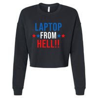 Laptop From Hell Cropped Pullover Crew