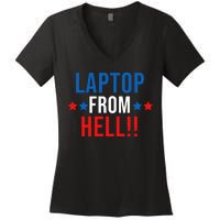 Laptop From Hell Women's V-Neck T-Shirt