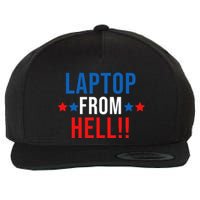 Laptop From Hell Wool Snapback Cap